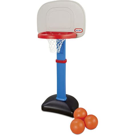 The over-sized rim and kid-sized ball let children enjoy a sense of accomplishment. . Little tikes replacement basketball
